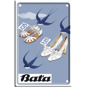Plechové pohlednice Baťa vlaštovky