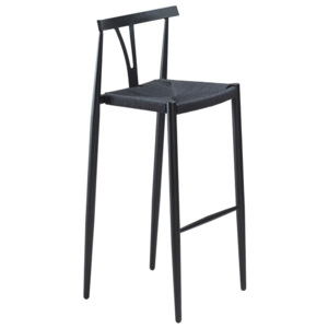 Černá barová židle DAN-FORM Denmark Alfa