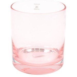 Váza Sia Home Fashion skleněná růžová OSAKA 15x17cm