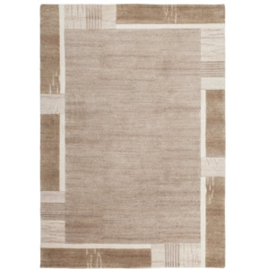 Vlněný kusový koberec Goa 950 | béžový Typ: 80x150 cm