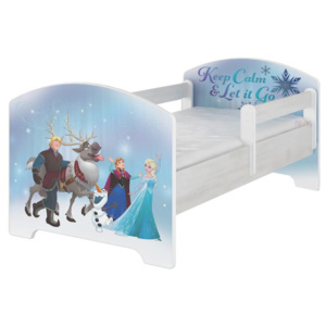 Dětská postel Disney - Frozen 140x70 + pěnová matrace ZDARMA