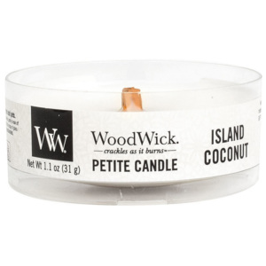 WoodWick – Petite Candle vonná svíčka Kokosový ostrov 31 g