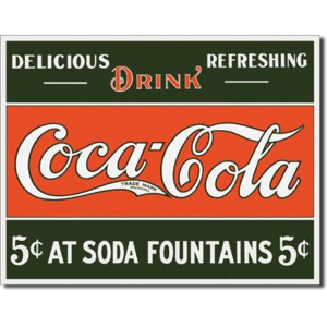 Cedule - COKE 5 cents at Fountain