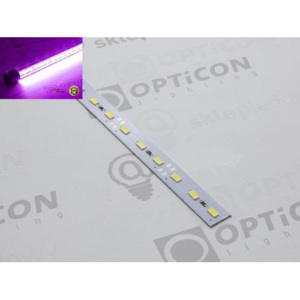 OPTICON LED pásek FIALOVÝ 24W/m 72ks/m SMD5630/m, hliníková lišta, délka 1m