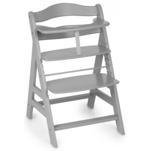 Hauck Alpha+ 2018 židlička dřevěná šedá