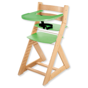 Hajdalánek Rostoucí židle ELA - velký pultík (buk, zelená) ELABUKZELENA