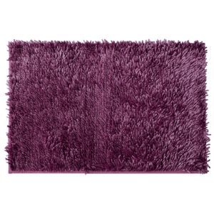Koupelnová předložka SHAGGY, fialová, 50x70 cm, Mybesthome