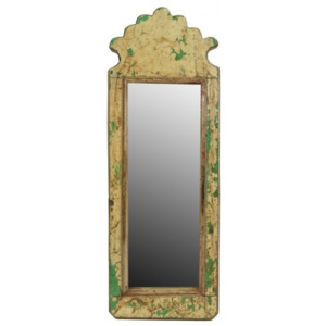 SB Orient Malé zrcadlo v rámu z recyklovaného teakového dřeva, 15x43x3cm