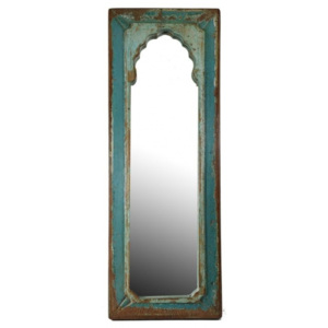 Mobler Zrcadlo v rámu z antik dřeva, 24x67x3cm