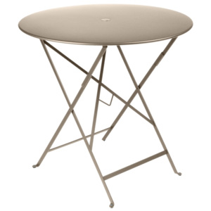 Béžový zahradní stolek Fermob Bistro, Ø 77 cm