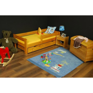 Kvalitní dětská postel Neli o rozměrech 70 x 160 04 - ořech