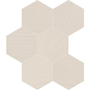 Impronta Italgraniti Sands Experience hexagon 19,5x22,5 white mix