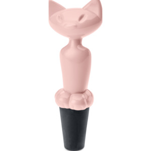 MIAOU kočka zátka, špunt na láhev KOZIOL (Barva-Světle růžová)