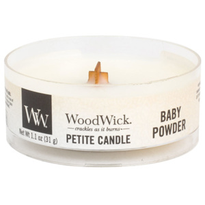 WoodWick – Petite Candle vonná svíčka Dětský pudr 31 g