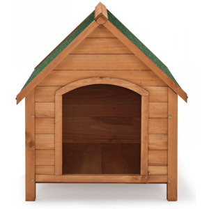 Goleto Dřevěná bouda pro psa s výklopnou střechou 71 x 88 x 83 cm