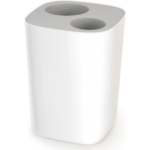 JOSEPH JOSEPH Bathroom Split třídící odpadkový koš do koupelny, bílý/šedý