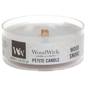 WoodWick – Petite Candle vonná svíčka Kouř z cedrového dřeva 31 g