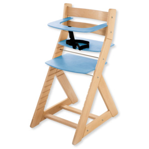 Hajdalánek Rostoucí židle ANETA - malý pultík (buk, modrá) ANETABUKMODRA