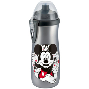 Dětská láhev NUK Sports Cup Disney Cool Mickey 450 ml šedá