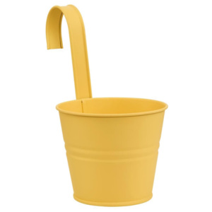 ZINC Závěsný květináč 13 cm - žlutá