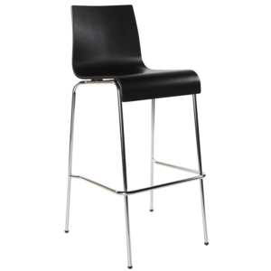 Moderní barová židle Aiden černá