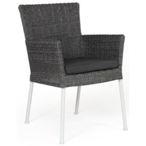 Sada 2 šedých zahradních židlí Brafab Somerset