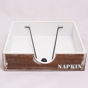 Dřevěný držák na ubrousky Dakls Vintage Napkin