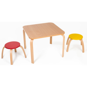 Hajdalánek Dětský stolek SIMBA + židličky ELSA (žlutá, červená) SIMBAELSACEZL