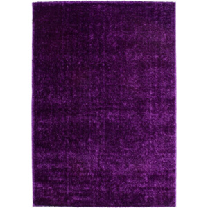 Chlupatý kusový koberec Sedef 400 | fialový Typ: 80x150 cm