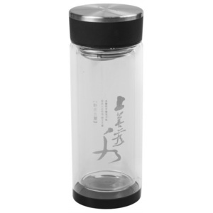 Termohrnek sklo s čajít 350ml