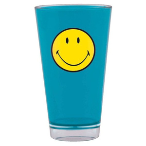 Sklenice Zak Designs Smiley plastová modrá 330 ml