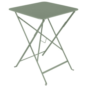 Šedozelený zahradní stolek Fermob Bistro, 57 x 57 cm