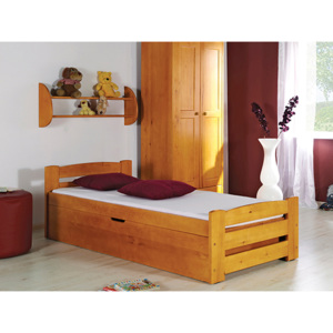 Jednolůžková postel 80 cm Lemo (s roštem a úl. prostorem)