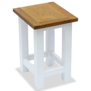 Odkládací stolek, masivní dub, 27x24x37 cm