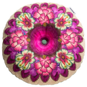 Polštář Desigual kruh fialový 37 cm