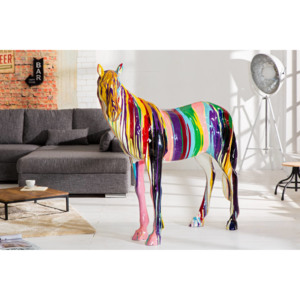 Plastika Byfrod kůň pop art 160cm