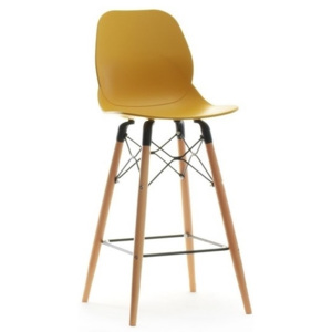 Barová židle SWEN Žlutá