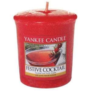 Svíčka Yankee Candle Sváteční koktejl, 49 g