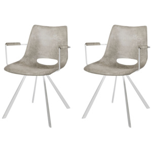 Designová židleIzabella s opěrkami / béžová