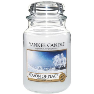 Svíčka ve skleněné dóze Yankee Candle Období míru, 623 g