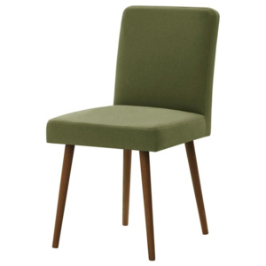 Zelená židle s tmavě hnědými nohami z bukového dřeva Ted Lapidus Maison Fragrance