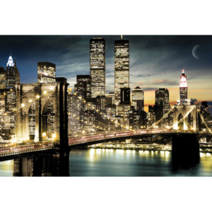 Plakát New York - Manhattan Lights