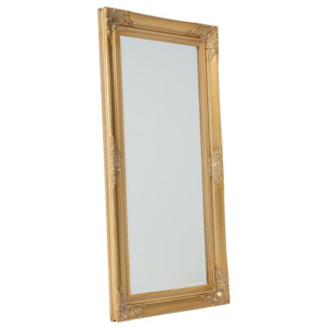 Zlaté nástěnné zrcadlo 50x100 cm GARDES