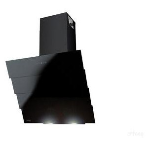 Kuchyňské digestoře - odsavač par HAAG Saturn Quadro Black GPE600 TOP! LED! Soft Touch! Dálkové ovládač! 60 Černý lak+černé sklo