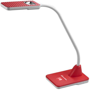 Ecolite LBL1856-CV LED stolní lampa 5W 12 SMD s lupou červená