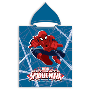 Dětské pončo Spider-Man modra
