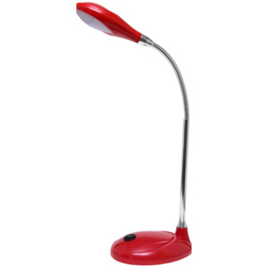 Ecolite LS1009S-CV LED stolní lampa 5W červená
