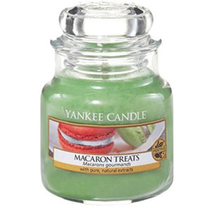 Svíčka ve skleněné dóze Yankee Candle Makronky, 104 g