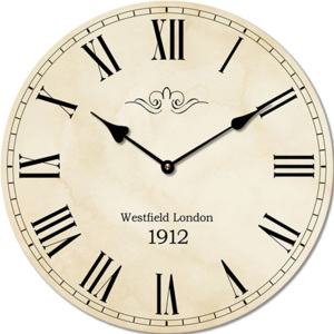 Nástěnné hodiny s římskými čísly Westfield - 29 cm (ISABELLE ROSE)