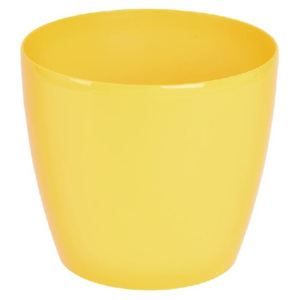 Obal na květináč MAGNOLIA - žlutá Ø 10 cm 9 cm
